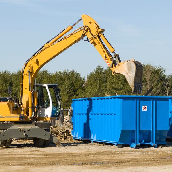 what kind of customer support is available for residential dumpster rentals in Bellevue IA